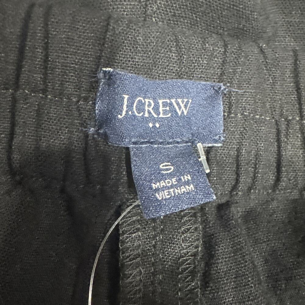 J. Crew Linen Blend Pull On Seaside Shorts Women Size S Pockets Casual Vacation - Picture 6 of 12